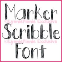 Marker Scribble Stitch Font Uppercase & Lowercase Font Uppercase & Lowercase DIGITAL Embroidery Machine File -- 3 sizes + BX