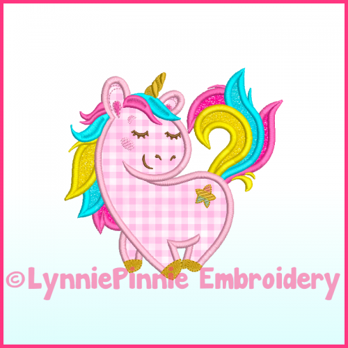 Download Rainbow Unicorn Applique Machine Embroidery Design 4x4 5x7 6x10 7x11 Welcome To Lynnie Pinnie Com Instant Download And Free Applique Machine Embroidery Designs In Pes Hus Jef Dst Exp Vip Xxx And