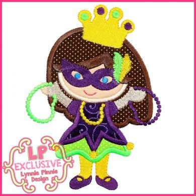 Download Mardi Gras Cutie Applique 4x4 5x7 6x10 7x11 Svg Welcome To Lynnie Pinnie Com Instant Download And Free Applique Machine Embroidery Designs In Pes Hus Jef Dst Exp Vip Xxx And Art