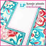 Lace Edge Satin Stitch Applique Machine Embroidery Font – 6 Sizes + Scalable Native BX File