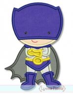 Superhero 2 - Caped Boy Applique 4x4 5x7 6x10 SVG