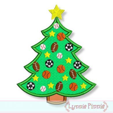 All Star Sports Christmas Tree 4x4 5x7 6x10 7x11