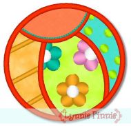 Applique Beach Ball 1 4x4 & 5x7 6x10