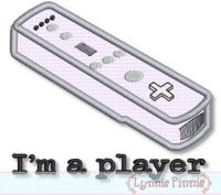 I'm a Player Video Game Controller Applique 4x4 5x7
