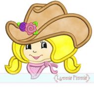 Applique Li'l Cowgirl 4x4 & 5x7