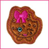 Cutie Kawaii Chocolate Chip Cookie Felt Clippie