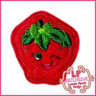 Cutie Kawaii Strawberry Felt Clippie
