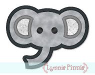 Elephant Applique 4x4 5x7 6x10