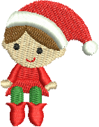 Mini Christmas Elf 4x4