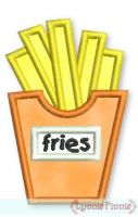 French Fries Applique