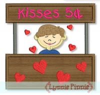 Kissing Booth Boy Applique 4x4 5x7