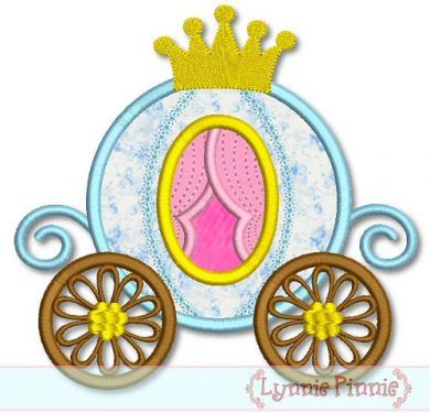 Download Princess Carriage Applique 4x4 5x7 6x10 7x11 Svg Welcome To Lynnie Pinnie Com Instant Download And Free Applique Machine Embroidery Designs In Pes Hus Jef Dst Exp Vip Xxx And Art Formats