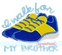 Running Shoes Applique 