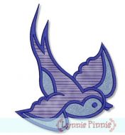 Sparrow Applique 4x4 5x7 6x10